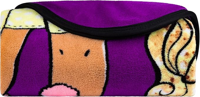Franco Kids Bedding Super Soft Plush Micro Raschel Blanket, 62 in x 90 in, LOL Surprise