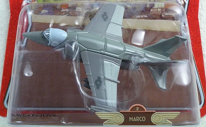 Disney / Pixar CARS Movie 1:55 Die Cast Car World of Cars Oversized Vehicle Marco F/AV-18 Jet