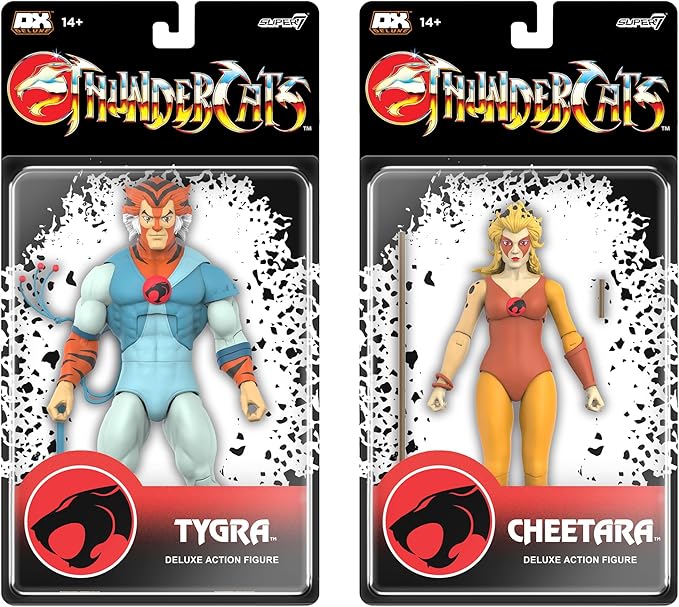 Super7 Deluxe Thundercats Cheetara - 7" Thundercats Action Figure with Accessories Classic Cartoon Collectibles and Retro Toys