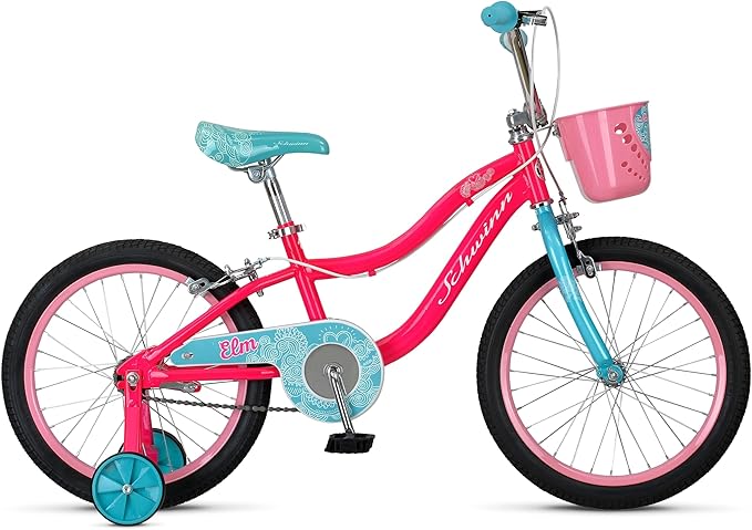 Schwinn Elm and Koen Bike or Balance Bike, 12-18 Inch Bike for Kids Ages 2-13, Black, Blue, Red, Teal, Pink or Purple, SmartStart Ergonomic Design, Adjustable Seat Grows with Child, Training Bicycle