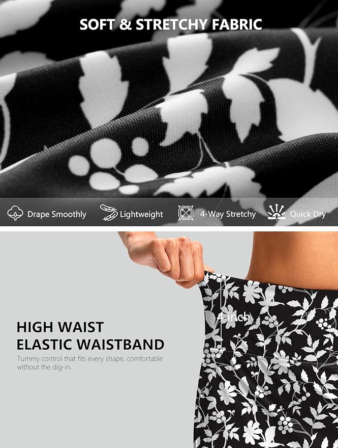 G Gradual 16"/18" Skorts for Women Golf Skirt with 2 Pockets Summer Casual | Built-In Shorts, High Waist, Soft 4-Way Stretch, Breathable Mesh Liner, Tennis Pickleball Athletic Wear, Easy To Match