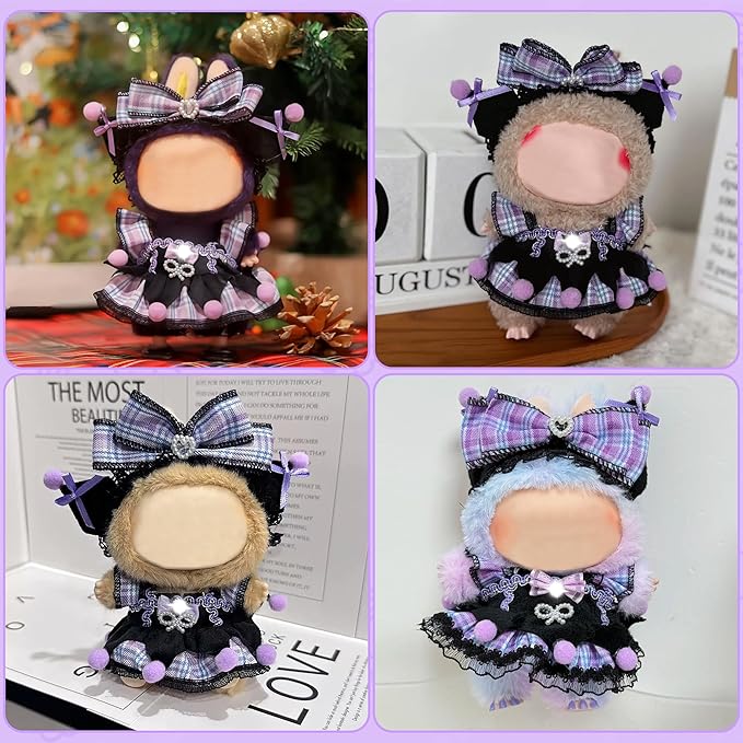 Clothes Fit for 17CM Doll, Fashion Doll Clothes Outfit Set Cute Theme Designer Toys Dress Accessories for Collector Fans Display (Romi)