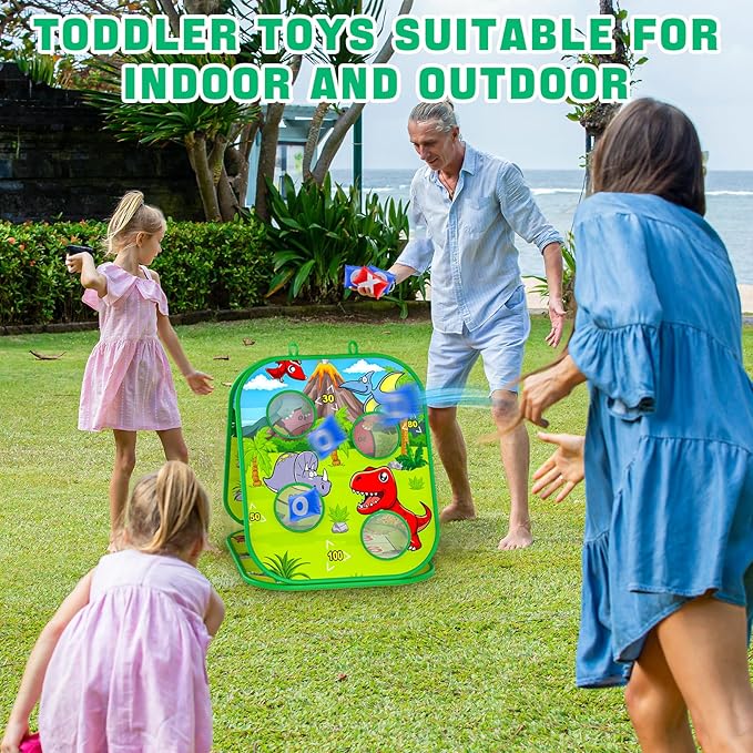 Bean Bag Toss Game for Kids, Toddler Toys for Party Games and Outdoor Toss Games, Gift for Birthday or Christmas for Kids Aged 3 4 5 6 7 8 Year Old