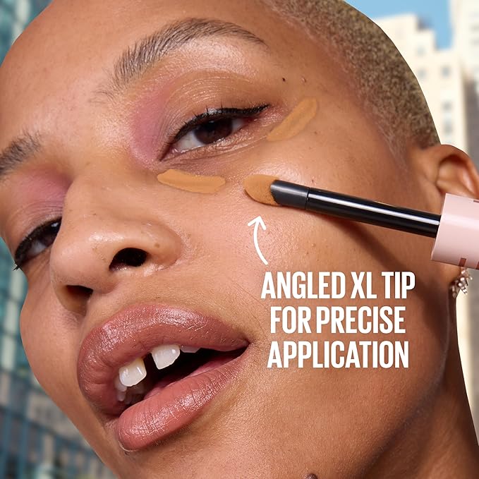 Maybelline Lifter Serum Concealer, Radiant Concealer with Full Coverage, Includes 2% Peptides + Caffeine to Hydrates & Brightens Under Eyes, 35, 1 Count