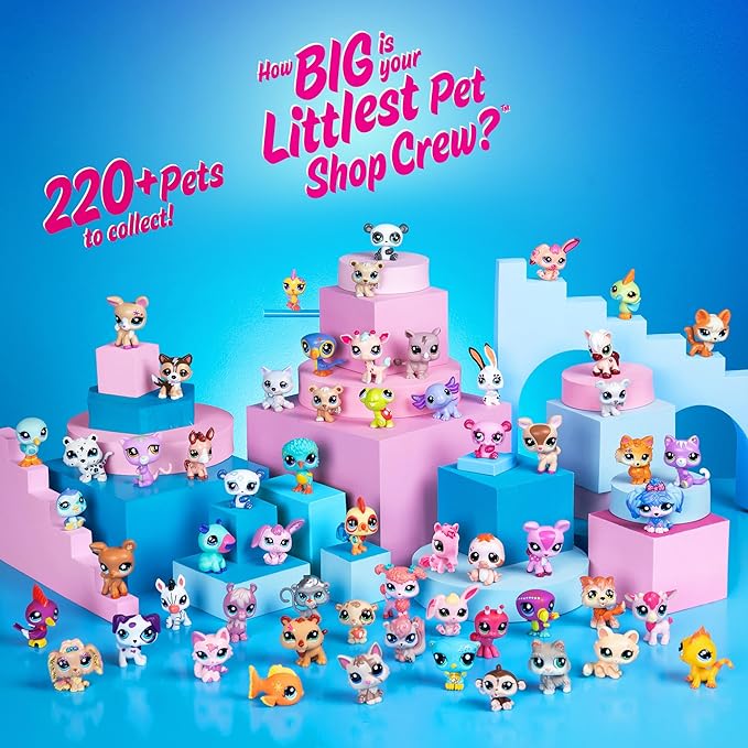 Littlest Pet Shop - Diner Dash Play Pack, Gen 7 Authentic LPS Bobble Head Toy Figure, Collectible Toy Animal, Ages 4+ - Amazon Exclusive