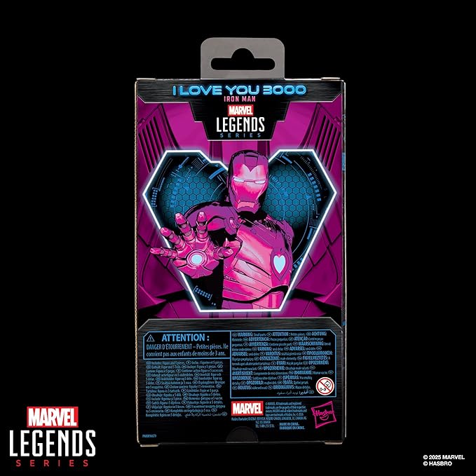 Marvel Legends Series I Love You 3000 Iron Man, 6-Inch Collectible Action Figure Gift