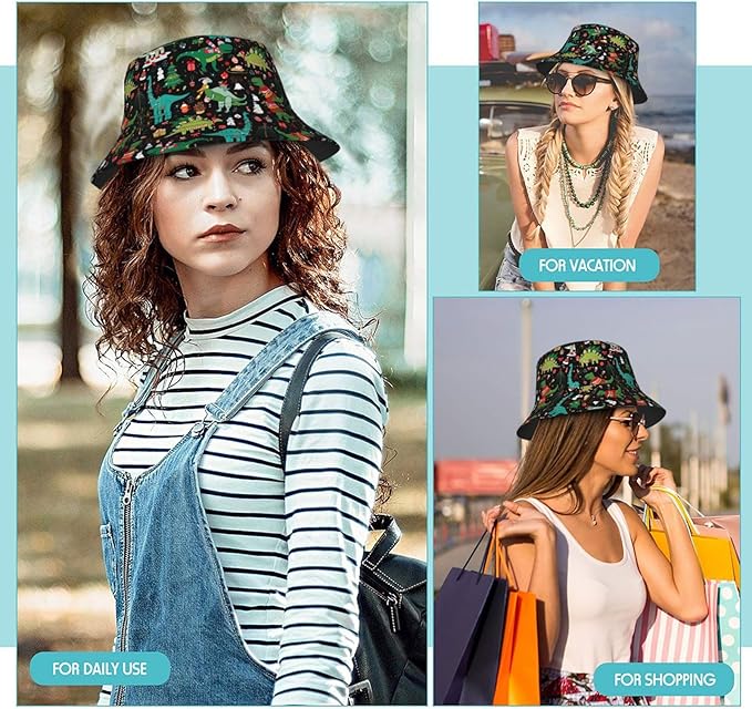 Bucket Hats Fashion Sun Cap Packable Outdoor Fisherman Hat for Women and Men