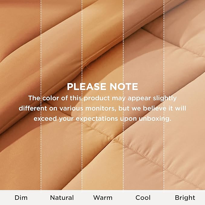 Bedsure Comforter Duvet Insert - Quilted Comforters Oversized King Size, All Season Duvet, GentleSoft Down Alternative Bedding, with 8 Tabs, Gifts for Women, Burnt Orange, Oversized King 116x98 Inche