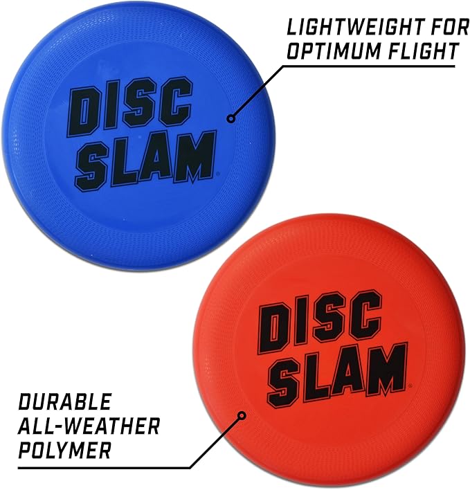 GoSports Collapsible Portable Disc Slam Game for Teens & Adults - 4-Player Team Game for Beach Party, Campsite, Family Cookout and Picnic - Classic or PRO