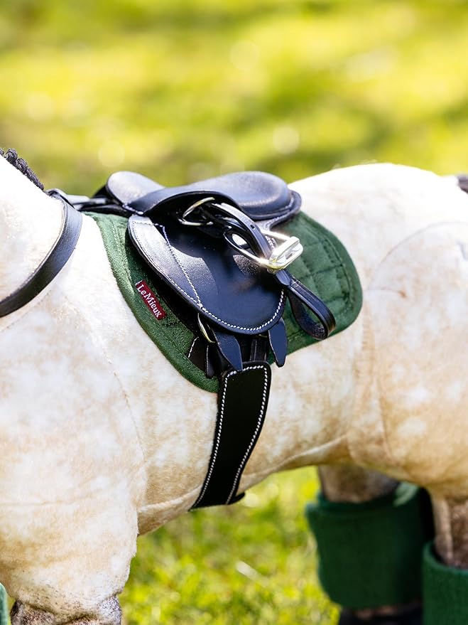 LeMieux Toy Pony Saddle Pad - Hunter Green - Suitable for Ages 3+