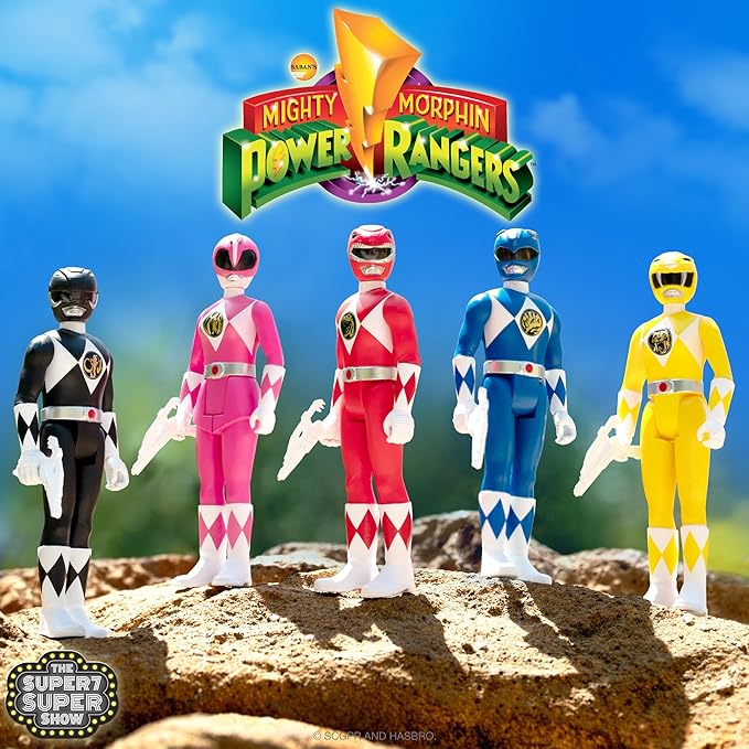 Super7 Mighty Morphin Power Rangers Yellow Ranger - 3.75" Power Rangers Action Figure in Special Edition Packaging