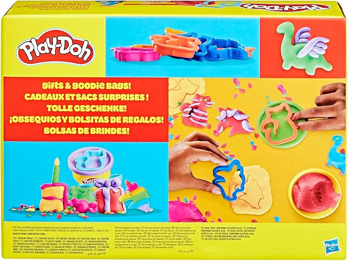 Play-Doh Party Favor Pack, Bulk 24 Pack of Modeling Compound with Cutters, Classroom Supplies for Arts & Crafts, Back to School Gifts & Prize Toys for Kids, Ages 3+ (Amazon Exclusive)