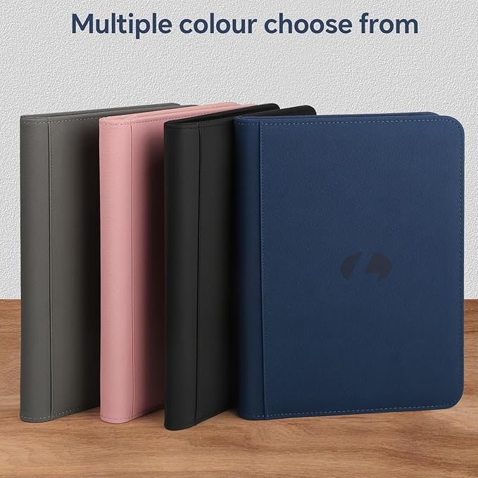 Trading Card Binder, Premium 9-Pocket Double Sided 540 Pocket PU Card Collection Binder, Collectible Trading Card Albums for MTG, TCG, Sports Cards (Dark Blue)