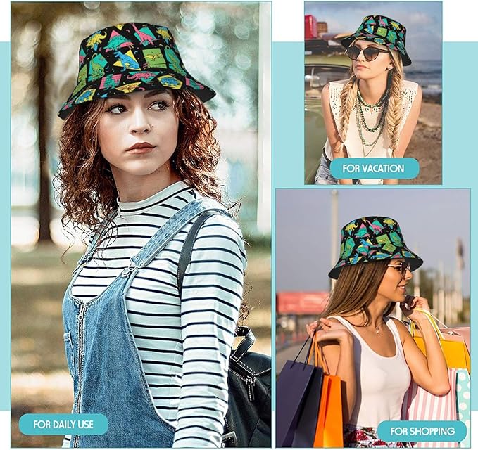Bucket Hats Fashion Sun Cap Packable Outdoor Fisherman Hat for Women and Men