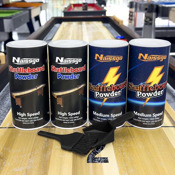 Shuffleboard Sand Wax Shuffleboard Powder Set with Small Brush & Pan