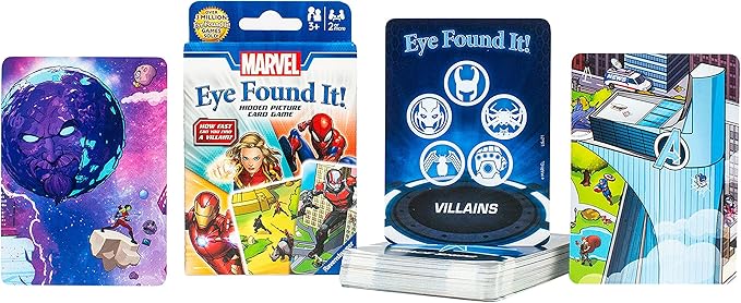 Ravensburger Marvel Eye Found It Card Game - Engaging Board Game for Children and Adults | Enhances Skill Development | Fun Family Entertainment | Over 3 Million Sold Worldwide