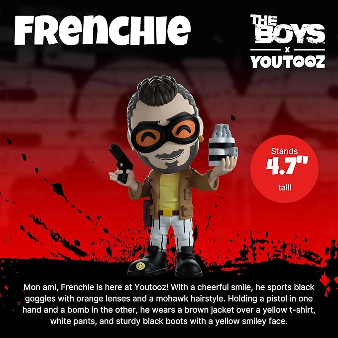 Youtooz The Boys Frenchie 4.7" Vinyl Figure, Collectible Frenchie The Boys Collection