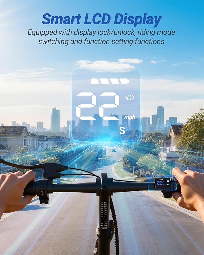 MAXSHOT Electric Scooter for Adults, 8.5/10/14" Tires, 19/22Mph, 350W/500W Motor, 21-28 Miles Range, Folding E-Scooter with Dual Suspension,APP(V1/SPRO/MAX/PRO/X1/X1PRO/PR)