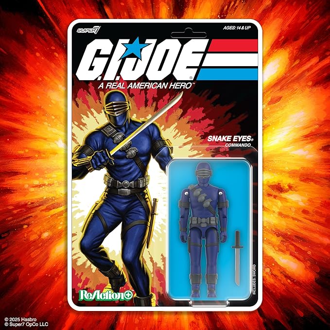 Super7 G.I. Joe Reaction+ Wave 03 (Cartoon) - Arctic Cobra Commander (Cartoon) Action Figure