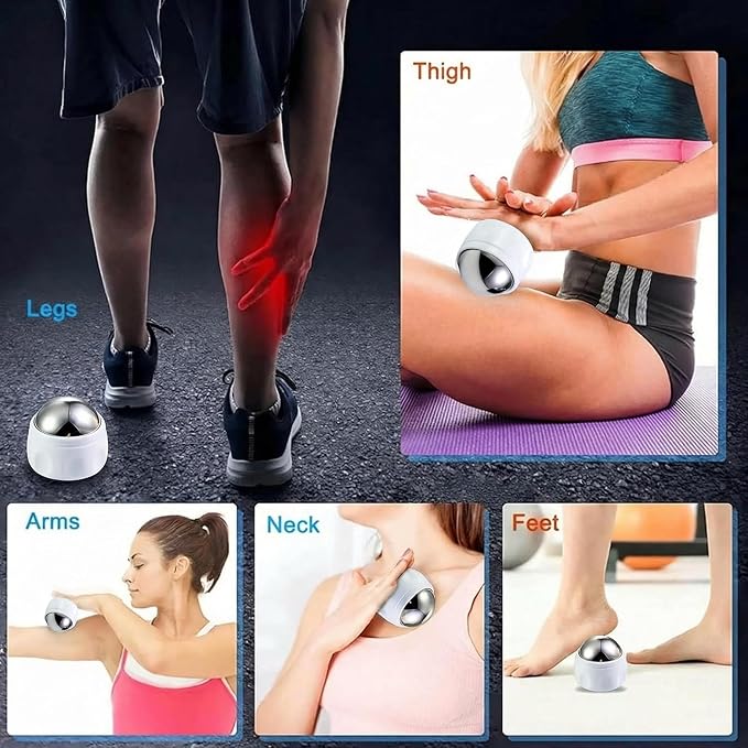 Massage Ice Roller Ball - Roller for Muscles Deep Tissue - Cold Therapy - Plantar Fasciitis Roller, Tight and Sore Muscles Relief, for Neck, Shoulders, Back, Calves & Feet, Sports Relaxations Gift
