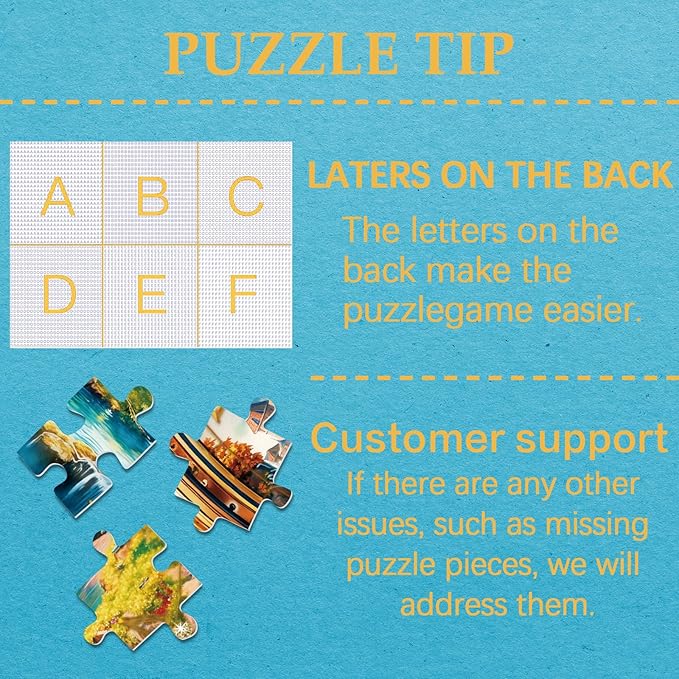 Landscape Clock Puzzles for Adults 1000 Pieces, Art Nature Mountain Flower Plant Jigsaw Puzzles, Challenging Colorful Scenic River Cabin Watch Puzzle