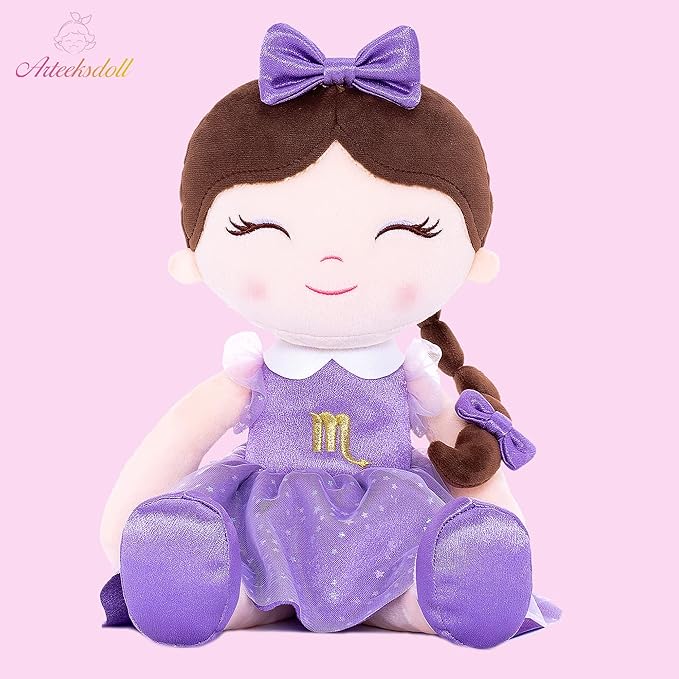Baby Girl Gifts Plush Dolls Constellations Zodiac Doll Birthday Gift 17 inches Scorpia