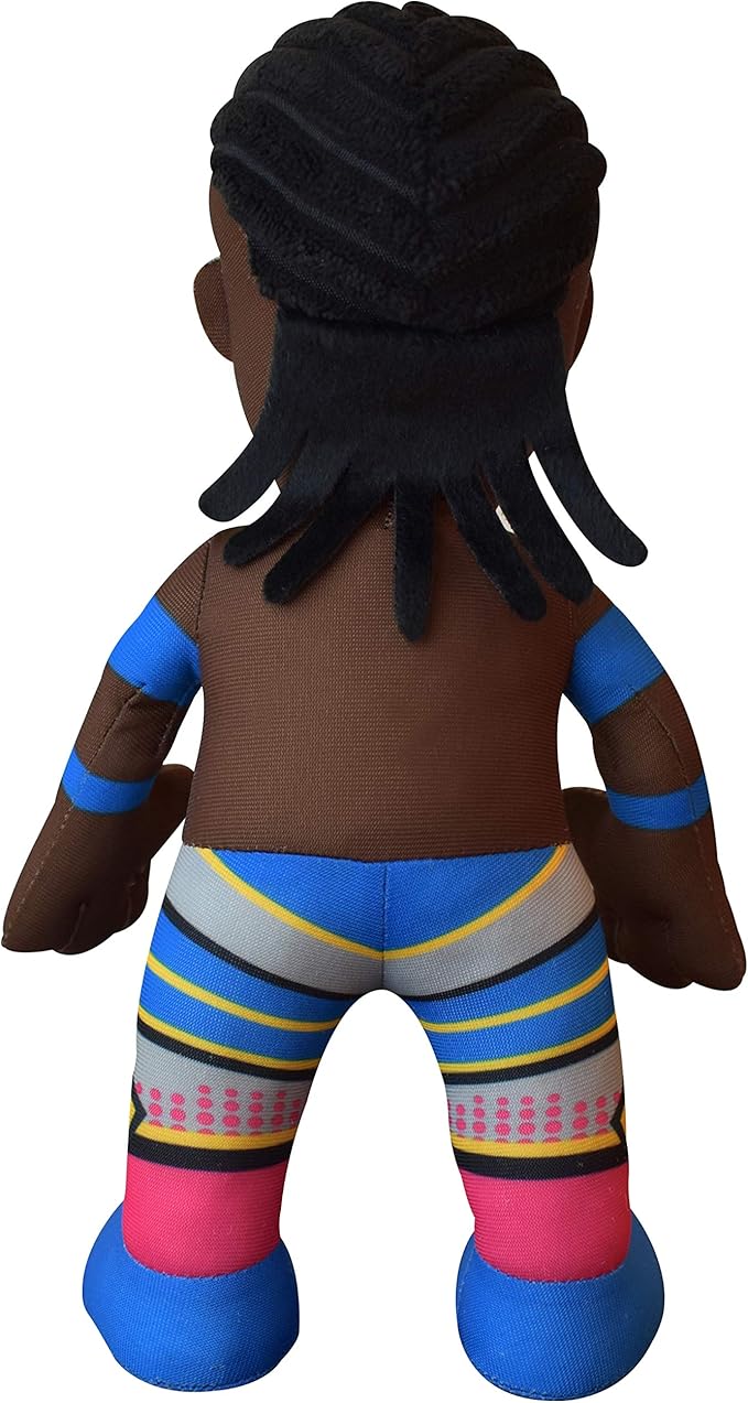 Bleacher Creatures WWE Kofi Kingston 10" Plush Figure - A Wrestling Superstar for Play or Display