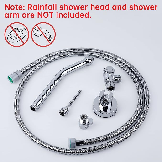 Shower Enema Kit with 100 Inches Hose, Water Control Valve, and Diverter, Colonic Douche System Cleaner for Men and Women