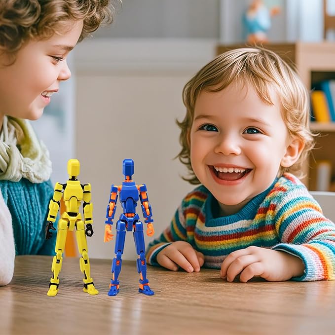【Assembly Required】【Shoulder Armor Upgrade】 10pcs Lucky 13 Action Figures, Dummy Titan 13 Action Figures, Multi-Jointed Movable,with 3 Hand-Shapes, 4 Weapons (10PCS)