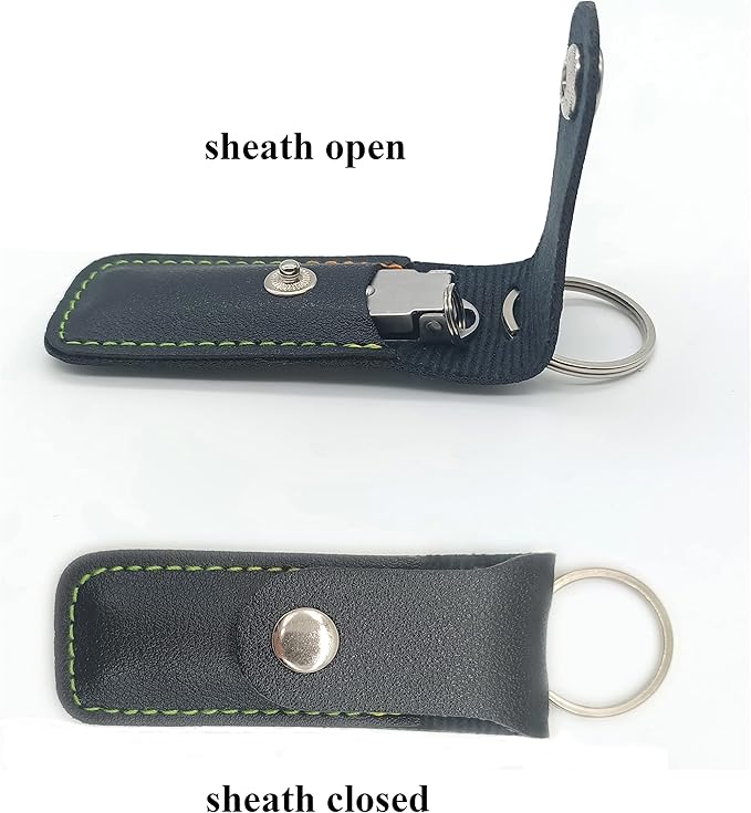 Stainless Steel Portable Nail Cutter,German Keychain Nail Clipper with File for Man and Women, Ultra Thin Flat Nail Clipper Perfect Use for Traveling、 Home 、 Office (Small, 2)