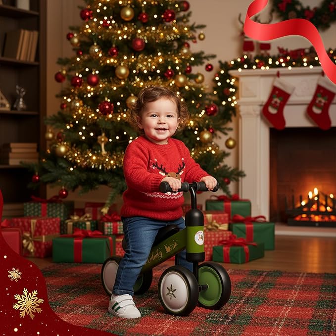 Baby Balance Bike for 1-3 Year – First Birthday Boy Girl Gifts 12-36 Month Mini Bike|Colorful Lighting Wheels|Ride on Toys |Toddler Balance Bike 1-3 Indoor/Outdoor Bike