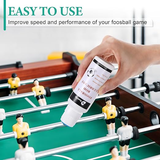 Foosball Rod 100% Silicone Lubricant with No Spill Applicator Foosball Lubrication Oil for Table Rods Accessories