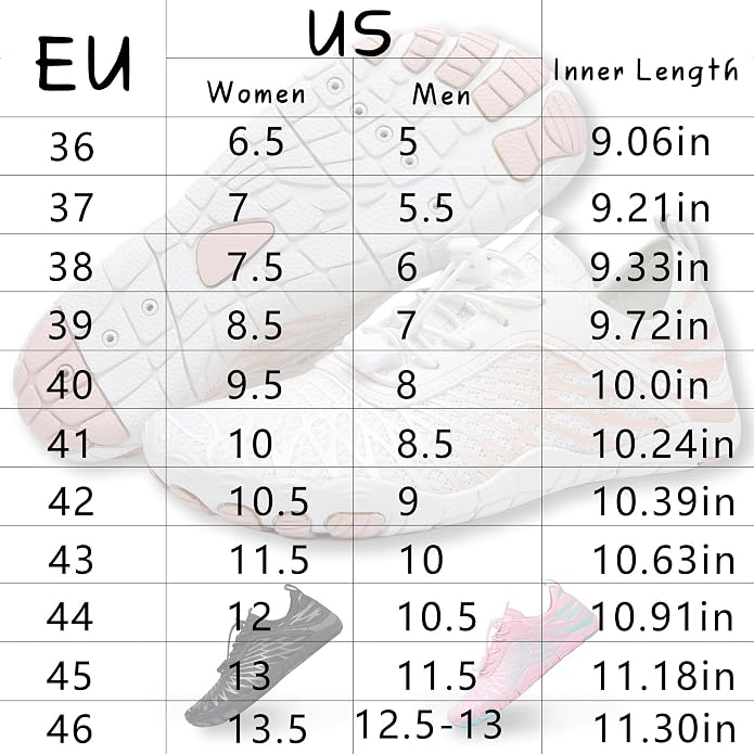 Barefoot Shoes for Women & Men, Grounded Walking Hiking Barefoot Shoes, Wide Toe Box Non-Slip Water Athletic Footwear, Comfortable Vitality Barefoot Footwear, Trail Running Sneakers Unisex