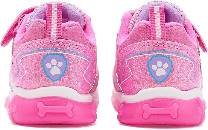 Girls Character Shoes Light Up Shoes LED Athletic Shoes for Girls Disney Princess Moana Little Mermaid Stitch Minnie Frozen Paw Patrol (Sizes: 5-10 Toddlers / 11-12 Little Kid)