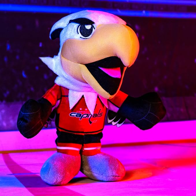 Bleacher Creatures Washington Capitals Slapshot 8" Kuricha Mascot Sitting Plush - Soft Chibi Inspired Mascot