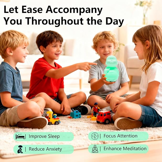 Mindfulness Breathing Light ,Guided Visual Meditation Tool ,Anxiety Relief Items for Adult & Kid
