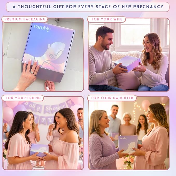 2nd Trimester Mom-to-Be Essentials Box - Pregnancy Gifts for Expecting Mom - Care Package with Essential New Mommy Items & Pregnancy Must-Haves - Second Trimester