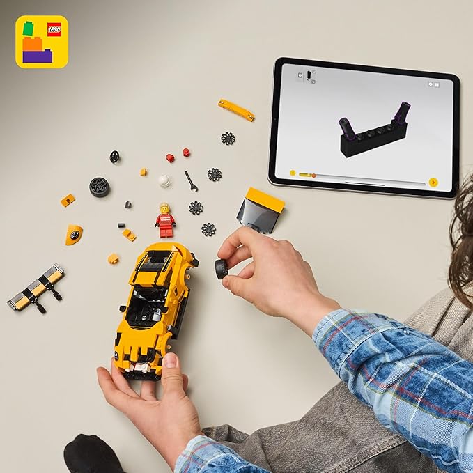 LEGO Speed Champions Porsche 911 GT3 RS Super Car Toy - Model Kit & Pretend Play Toy for Boys & Girls, Ages 9+ - Sports Car Building Set for Kids & Racing Fans - Gift Idea for Birthdays - 77239