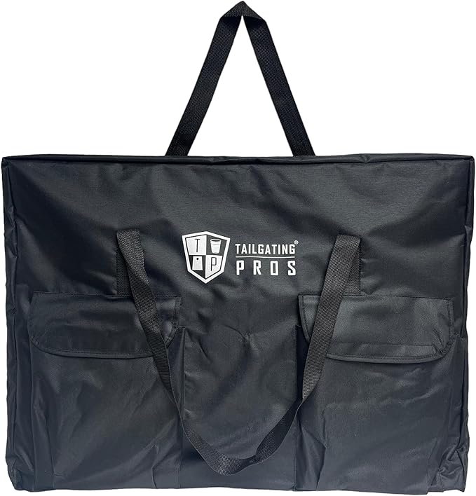 Tailgating Pros Premium Navy Giant Four in a Row with Carrying Case - Jumbo Oversized Outdoor Yard Game - Connect Multiple Pucks in a Row to Win - Many Puck Colors Available!