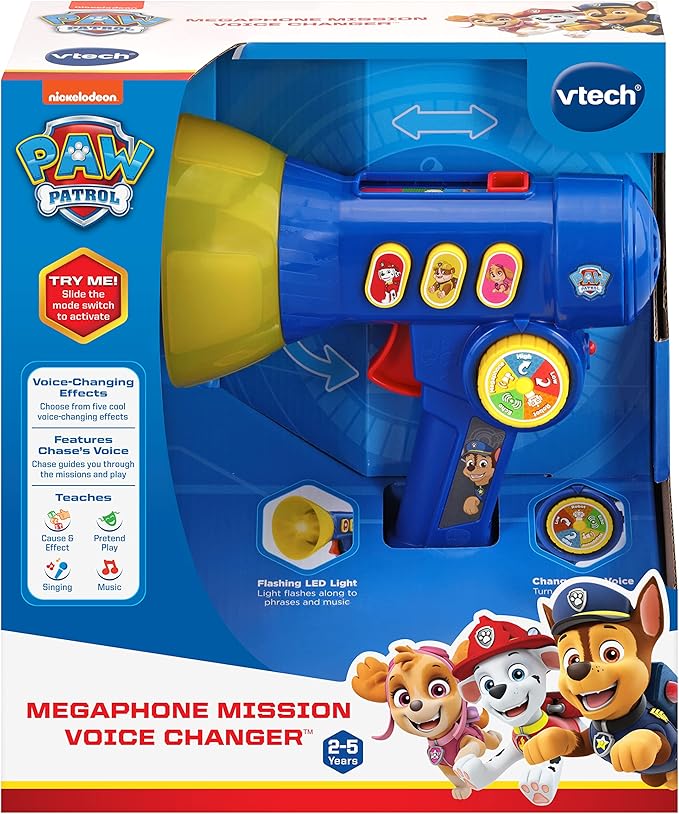 VTech PAW Patrol Megaphone Mission Voice Changer, Blue