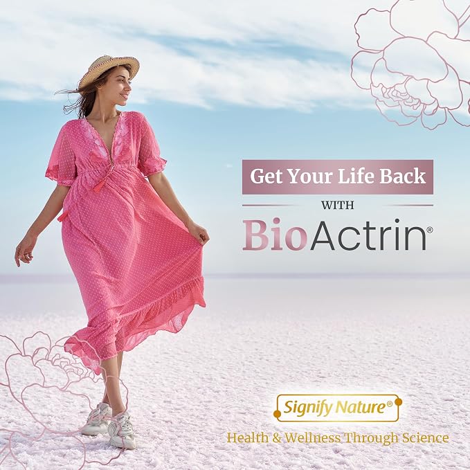 SIGNIFY NATURE Bioactrin Vaginal Probiotics for Women, 56 Pills | Bacterial Vaginosis & Yeast Balance Support, BV Probiotic, pH & Vaginitis Support, Women's Intimate Health, Daily Wellness