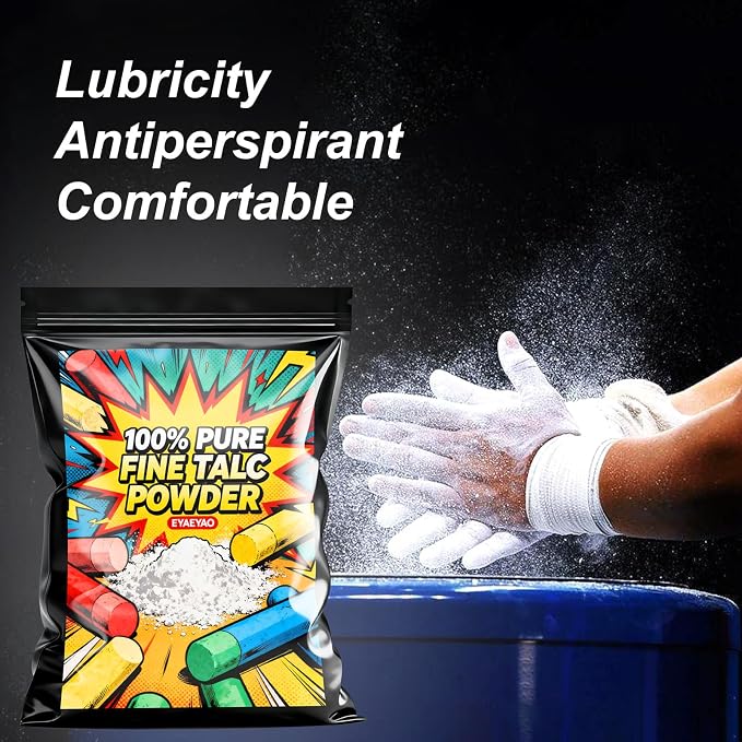 Super Purity Talcum Powder, Extremely Fine Talc Powder for Chalk Painting, Multiple Purpose Talcum Powder Unscented with Excellent Lubrication, for Bike (16 Ounces)
