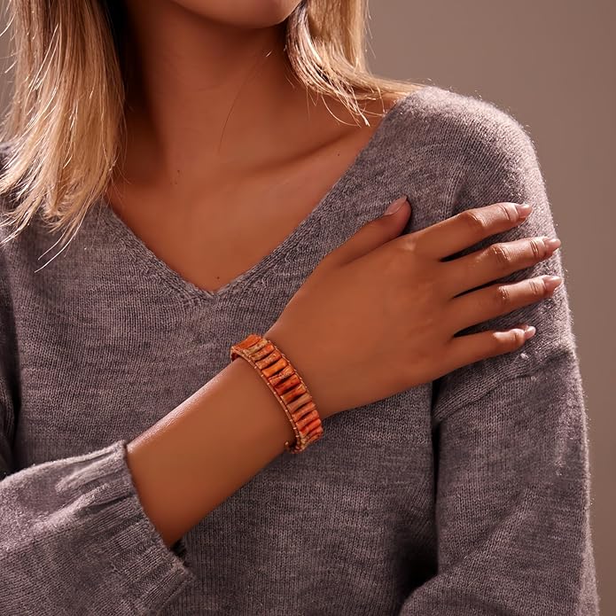Inspirational Gifts Healing Bracelets for Women,Get Well Soon Encouragement Gifts for Women Friends Sister Mom,Handmade Natural Stone Healing boho Friendship Jewelry for women