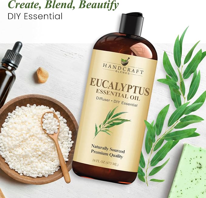 Handcraft Blends Eucalyptus Essential Oil - Huge 16 Fl Oz - for Candle Making, Soap Making, Diffusers, and Aromatherapy