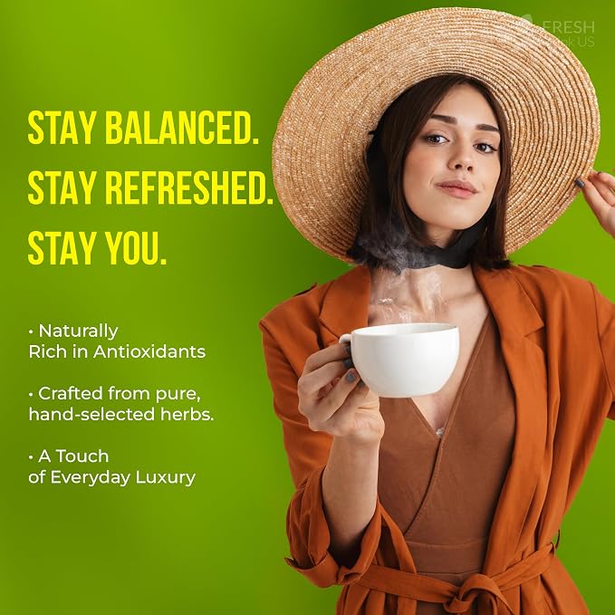 FreshDrinkUS, Avocado Leaf Tea Bags | 40 Count | Premium Dried Avocado Leaves Herbal Tea – Caffeine Free Botanical Tea – Fresh, Smooth & Earthy Flavor. Sugar Free. Vegan