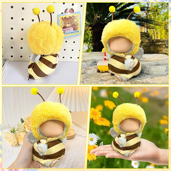 Clothes Fit for 17CM Doll, Fashion Doll Clothes Outfit Set Cute Theme Designer Toys Dress Accessories for Collector Fans Display (Bee)