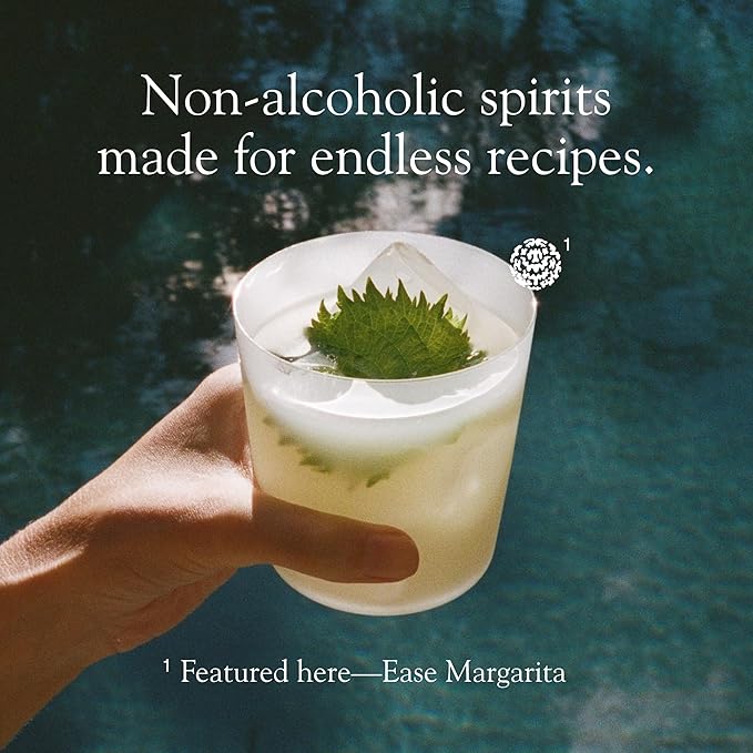 Aplós Ease Non Alcoholic Drink - Lion's Mane-Infused Calming Beverage Formulated to Relax and Unwind, Zero Sugar Beverage - 750ml