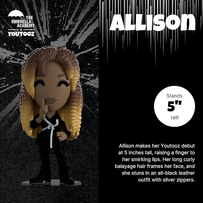 Youtooz Umbrella Academy Allison 5" Vinyl Figure, Collectible Allison from Umbrella Academy Collection