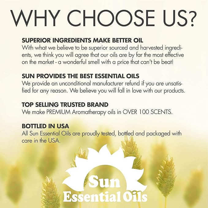 Sun Essential Oils Tangerine Essential Oil 4oz - Pure Tangerine Aromatherapy Oil