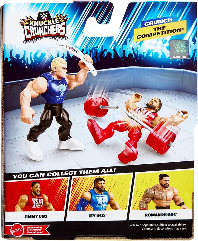 WWE Roman Reigns Knuckle Crunchers 5 Toy Wrestling Action Figure